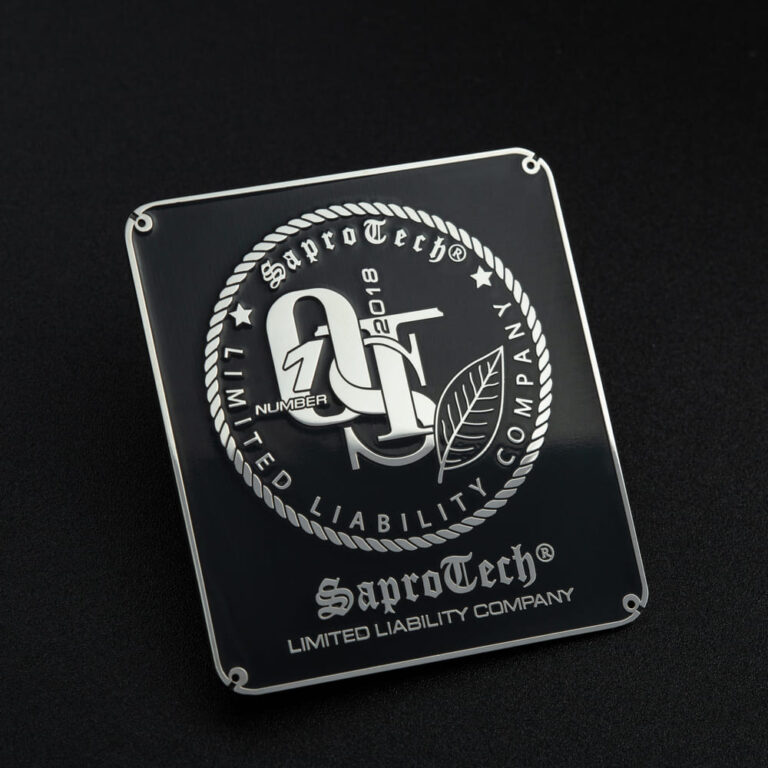 Nameplate SaproTech